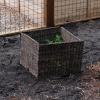imageCreative CoOp Handwoven Vine and Wire 2Piece Folding Garden Fence Natural Cloches 28quot L x 28quot W x 23quot H
