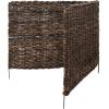 imageCreative CoOp Handwoven Vine and Wire 2Piece Folding Garden Fence Natural Cloches 28quot L x 28quot W x 23quot H