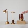 imageCreative CoOp Metal LED Table Lamp with Touch Sensor and Adjustable Head in Antique Brass Finish Gold
