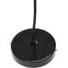 imageCreative CoOp Modern Capiz Shell Pendant Light for Kitchen and Dining Room Oblong Shape with Matte Black Finish