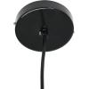 imageCreative CoOp Modern Capiz Shell Pendant Light for Kitchen and Dining Room Oblong Shape with Matte Black Finish