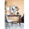 imageCreative CoOp Resin Bird Table Lamp with White Linen Shade and Inline Switch Gold Finish