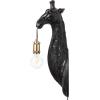 imageCreative CoOp Resin and Metal Giraffe Wall Sconce with Inline Switch Gold Finish Black