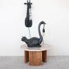 imageCreative CoOp Resin and Metal Giraffe Wall Sconce with Inline Switch Gold Finish Black