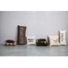 imageCreative CoOp Reversible Cotton Throw Pillow with 2 Sayings Brown and Beige