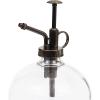 imageCreative CoOp Round Glass Plant Mister with Silver Top