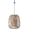 imageCreative CoOp Round Woven Rattan and Bamboo Pendant Lamp Natural