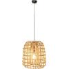 imageCreative CoOp Round Woven Rattan and Bamboo Pendant Lamp Natural