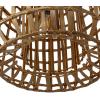 imageCreative CoOp Round Woven Rattan and Bamboo Pendant Lamp Natural