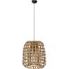 imageCreative CoOp Round Woven Rattan and Bamboo Pendant Lamp Natural