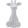 imageCreative CoOp Stoneware Giraffe Shaped Lamp with Inline Switch Bisque White