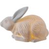 imageCreative CoOp Stoneware Rabbit Shaped Lamp with Inline Switch Bisque White