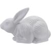 imageCreative CoOp Stoneware Rabbit Shaped Lamp with Inline Switch Bisque White