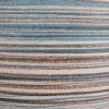 imageCreative CoOp Stoneware Stripes and Linen Shade Multicolor Table Lamp Multi