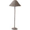 imageCreative CoOp Tall Handmade Paper Mache and Metal Mushroom Table Lamp Grey