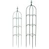 imageCreative CoOp 2Piece Powder Coated Metal Trellis Green and Mint Color