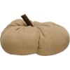 imageCreative CoOp 734quot Round x 514quotH Fabric Pumpkin w Wood Stem Nutmeg Color