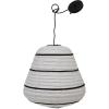 imageCreative CoOp DF4665 Tainan Lantern Pendant White ampamp Black