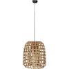 imageCreative CoOp Round Woven Rattan and Bamboo Pendant Lamp Natural