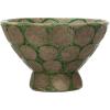imageCreative CoOp TerraCotta Footed Bowl with Wax Relief Dots