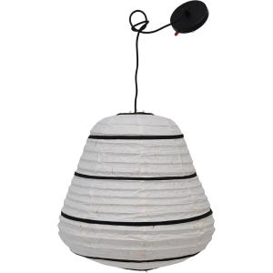 imageCreative CoOp DF4665 Tainan Lantern Pendant White ampamp Black