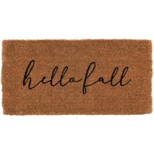 imageCreative CoOp Natural Coir quotHello Fallquot Door Mat