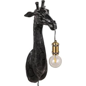 imageCreative CoOp Resin and Metal Giraffe Wall Sconce with Inline Switch Gold Finish Black