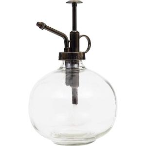 imageCreative CoOp Round Glass Plant Mister with Silver Top