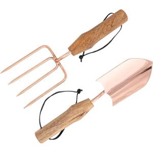 imageCreative CoOp Tools with Wood Handles in Drawstring Bag Natural Garden Dcor