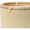 imageCreative CoOp Casting Stone Bowl wRattan Rim Planter Pot Buff