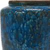 imageCreative CoOp Debossed TerraCotta Distressed Blue Finish Vase 8quot L x 8quot W x 9quot HUrn Shape