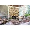 imageCreative CoOp Distressed Brown Metal Planters with Accordion Style Sides Set of 3 Sizes