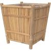 imageCreative CoOp Handmade Bamboo Footed Plastic Liner Natural Pots and Planters 17quot L x 17quot W x 18quot H