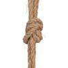 imageCreative CoOp Hanging Stoneware Planter with Jute Rope Hanger and Distressed Volcano Finish White