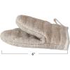 imageCreative CoOp Hemp Fiber and Cotton Arched Oven Mitt Natural