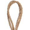 imageCreative CoOp Large Stoneware Hanging Planter with Jute Rope Hanger and Distressed Volcano Finish White