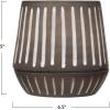 imageCreative CoOp S2 Terra Cotta w Saucers Planter Pot Brown ampamp White 2