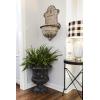 imageCreative CoOp Set of 3 Black Metal Urns