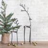 imageCreative CoOp Tall Cast Aluminum Reindeer gunmetal finish175 H