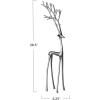 imageCreative CoOp Tall Cast Aluminum Reindeer gunmetal finish285 H