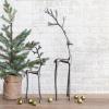 imageCreative CoOp Tall Cast Aluminum Reindeer gunmetal finish285 H