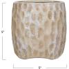 imageCreative CoOp TerraCotta Planter with Reactive Glaze Cream