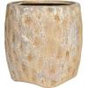imageCreative CoOp TerraCotta Planter with Reactive Glaze Cream