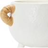 imageCreative CoOp Terracotta wRattan Accent Planter Pot Cream