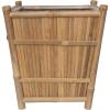 imageCreative CoOp Handmade Bamboo Footed Plastic Liner Natural Pots and Planters 17quot L x 17quot W x 18quot H