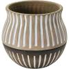 imageCreative CoOp S2 Terra Cotta w Saucers Planter Pot Brown ampamp White 2