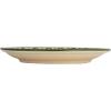 imageCreative CoOp Green Stoneware Canister with Botanical Design and Acacia Wood Lid SmallPlate