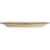 imageCreative CoOp Green Stoneware Canister with Botanical Design and Acacia Wood Lid SmallPlatter