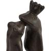 imageCreative CoOp Decorative Cast Iron Kissing Frog Prince Figurine Black Dcor Brown