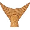 imageCreative CoOp Distressed Metal Salmon Tail Accent Decor Gold